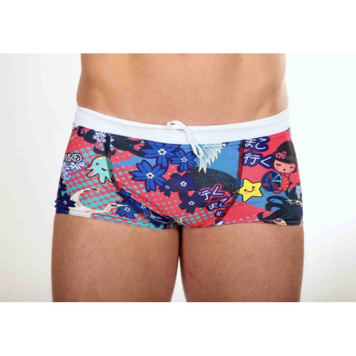 mailltos de bains mako summer shorty kawaii red 575