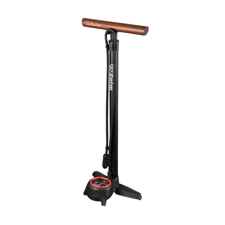 pompe a pied zefal profil max fp60 avec manometre 493